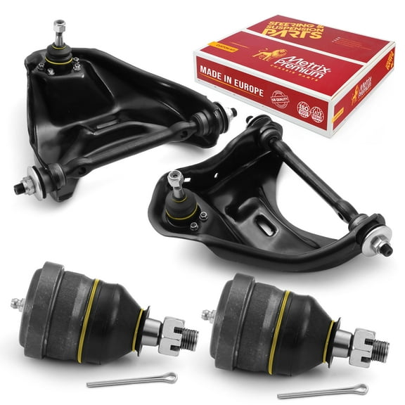 Metrix Premium Chassis Parts - 4 PC Front L/R Upper Control Arm & Front Lower L/R Ball Joint Kit Fits 82-87 Buick Regal, 95-05 Chevrolet Blazer RWD, 96-00 Isuzu Hombre, RK620261, RK620260, K6145T