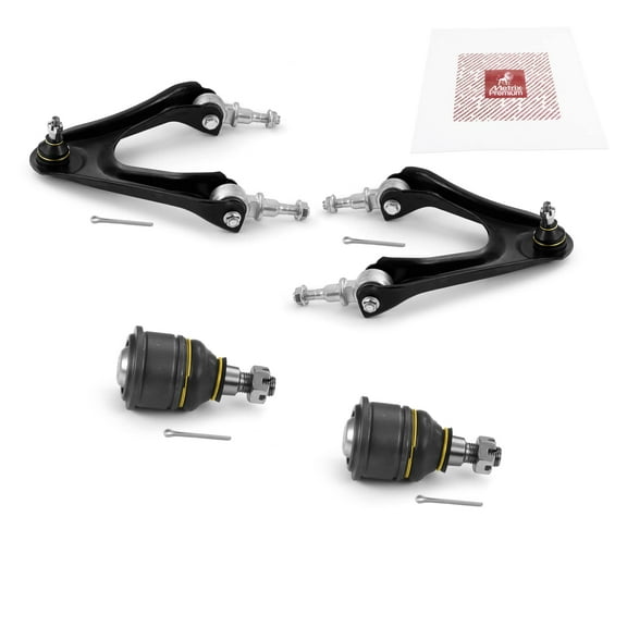 Metrix Premium Chassis Parts - 4 PC Front L/R Upper Control Arm & Front Lower L/R Ball Joint Kit Fits 96-99 Isuzu Oasis, 95-98 Honda Odyssey, 94-97 Accord, RK90447, RK90446, K9643