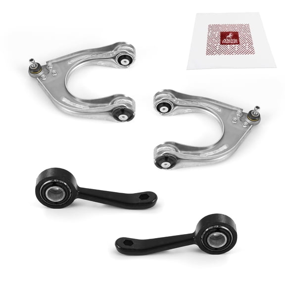 Metrix Premium Chassis Parts - 4 PC Front L/R Upper Control Arm & Front Sway Bar Stabilizer End Link Kit Fits 07-11 Mercedes-Benz CLS550, CLS63 AMG, RK620027 RK620735 K80492 K80493