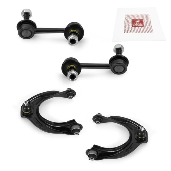 Metrix Premium Chassis Parts - 4 PC Front L/R Upper Control Arm & Front Sway Bar Stabilizer End Link Kit Fits 09-14 Acura TSX, 08-12 Honda Accord, RK620614, RK620615, K90456, K90457