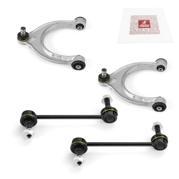 Metrix Premium Chassis Parts - 4 PC Front L/R Upper Control Arm & Front Sway Bar Stabilizer End Link Kit Fits 18-20 BMW 530e xDrive, 17-20 530i xDrive, 18 540d xDrive CMS101584 MS108262