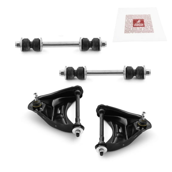Metrix Premium Chassis Parts - 4 PC Front L/R Upper Control Arm & Front Sway Bar Stabilizer End Link Kit Fits 82-87 Buick Regal, 87-95 Chevrolet LLV, 83-90 GMC S15 RWD, RK620261, RK620260, K5254