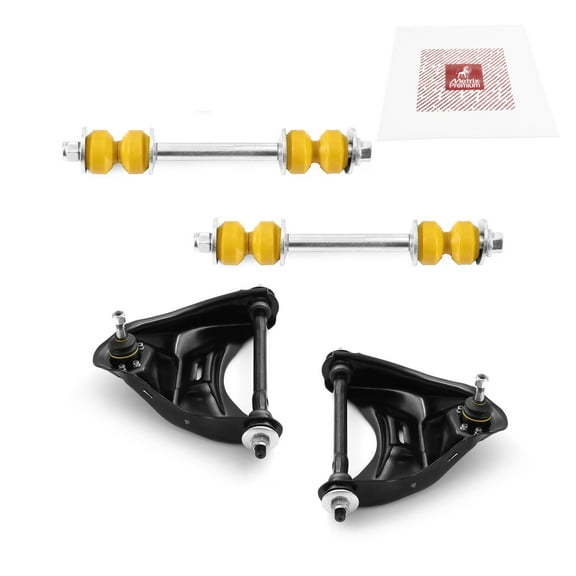 Metrix Premium Chassis Parts - 4 PC Front L/R Upper Control Arm & Front Sway Bar Stabilizer End Link Kit Fits 82-87 Buick Regal, 95-05 Chevrolet Blazer, 96-97 Isuzu Hombre, RK620261, RK620260, K5254