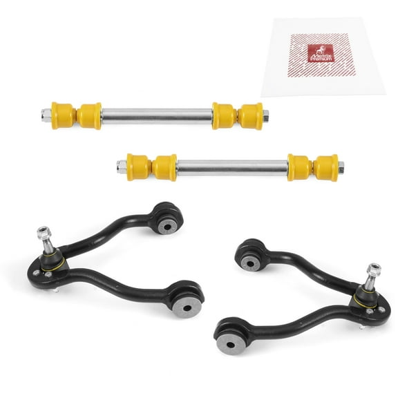 Metrix Premium Chassis Parts - 4 PC Front L/R Upper Control Arm & Front Sway Bar Stabilizer End Link Kit Fits 95-00 Chevrolet Tahoe, 88-99 GMC K1500, RK620720 RK620719 K700539 K80631