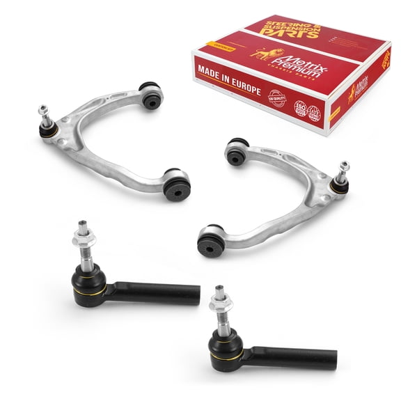 Metrix Premium Chassis Parts - 4 PC Front L/R Upper Control Arm & L/R Outer Tie Rod End Kit Fits 15-16 Cadillac Escalade, Chevrolet Suburban, GMC Yukon, RK623125, RK623126, ES800948, Made in Europe