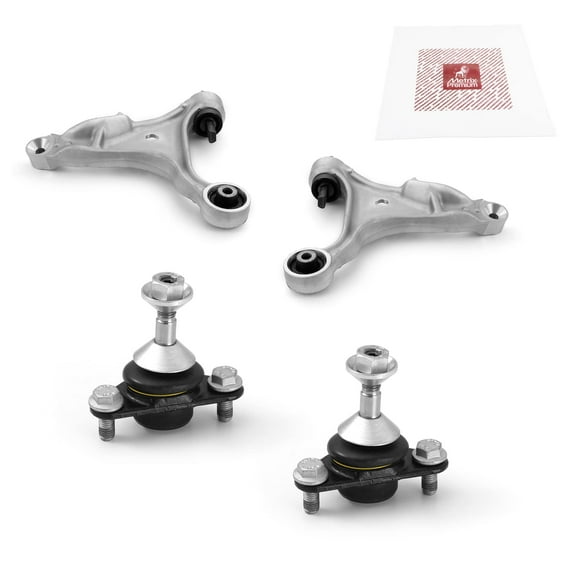 Metrix Premium Chassis Parts - 4 PC Front Lower Control Arm Front Lower Ball Joint Kit Fits 01-06 Volvo S60, 07 S60 To Chassis No.