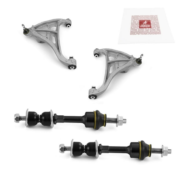Metrix Premium Chassis Parts - 4 PC Front Lower Control Arm & Front Sway Bar Stabilizer End Link Kit Fits 05-08 Ford F-150 RWD, 06-08 Lincoln Mark LT RWD, RK80404, RK80402, K80337