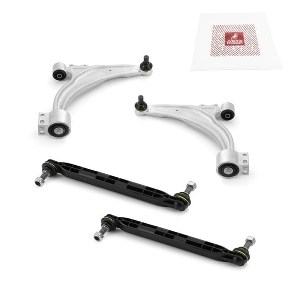 Metrix Premium Chassis Parts - 4 PC Front Lower Control Arm & Front Sway Bar Stabilizer End Link Kit Fits 12-17 Buick Verano, 11-15 Chevrolet Cruze, Volt, RK621752 RK621751 K750519