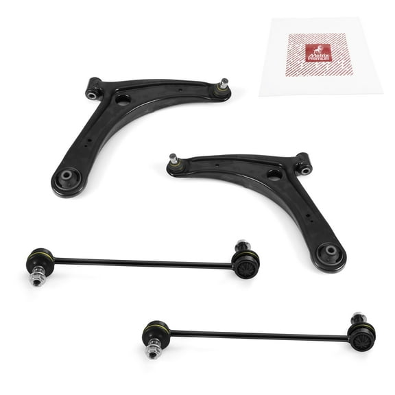 Metrix Premium Chassis Parts - 4 PC Front Lower Control Arm & Front Sway Bar Stabilizer End Link Kit Fits 18-20 Mitsubishi Eclipse Cross, 08-17 Lancer, RK620548 RK620549, K750385