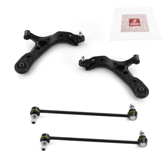 Metrix Premium Chassis Parts - 4 PC Front Lower Control Arm & Front Sway Bar Stabilizer End Link Kit Fits 18-21 Lexus NX300, 15-17 NX200t, 15-21 NX300h, 06-18 Toyota RAV4, RK620586 RK620587, K750043