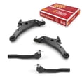 thumbnail image 1 of Metrix Premium Chassis Parts - 4 PC Front Lower Control Arm & Outer Tie Rod End Kit Fits 10-13 Lexus RX350, 09-16 Toyota Venza, 08-19 Highlander, RK622945 RK622944 ES800533 ES800534, Made in Europe, 1 of 8
