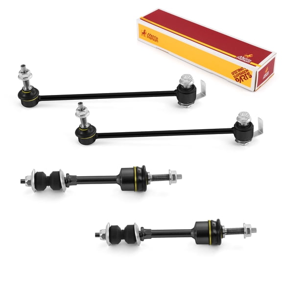 Metrix Premium Chassis Parts -4 PC Front & Rear Stabilizer Bar Link Kit Fits 2011-2012 Ram 1500 RWD,09-10 Dodge Ram 1500 RWD,Replacement K7400,K750396
