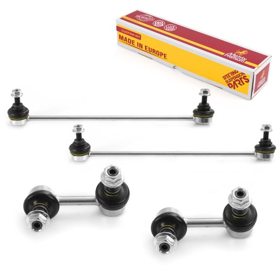 Metrix Premium Chassis Parts - 4 PC Front & Rear Stabilizer Bar Link Kit Fits 2013-2022 Acura ILX, 2012-2015 Honda Civic, Replacement K750604, K750605, K750126, K750125