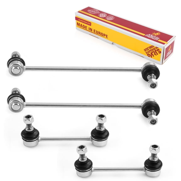 Metrix Premium Chassis Parts-4 PC Front & Rear Stabilizer Bar Link Kit Fits 14-16 Kia Sportage AWD,14-15 Hyundai Tucson AWD,Replacement K750523,K750594