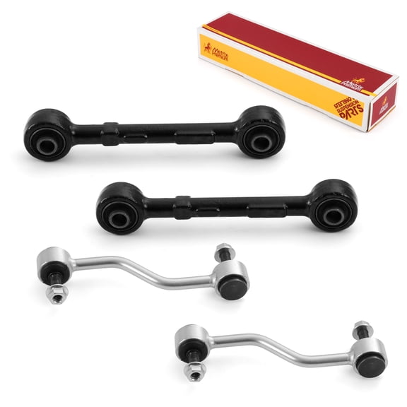 Metrix Premium Chassis Parts - 4 PC Front & Rear Stabilizer Bar Link Kit Fits 2017-2022 Ford F-350 Super Duty RWD, Replacement K80043, K80268