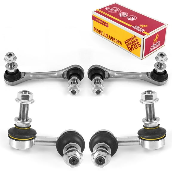Metrix Premium Chassis Parts - 4 PC Front & Rear Sway Bar Stabilizer End Link Kit Fits 07-08 Infiniti G35 AWD, 08-12 EX35 AWD, 09-13 G37 AWD, K750209, K750210, K750047, K750044