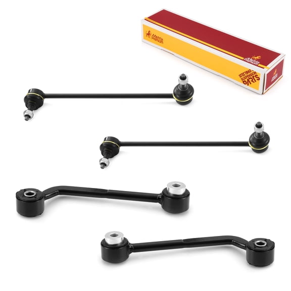 Metrix Premium Chassis Parts - 4 PC Front & Rear Sway Bar Stabilizer End Link Kit Fits 07-09 Mercedes-Benz CLK550, 06-07 C280 RWD, 06-07 C350 RWD, 06-09 CLK350, K80490, K80455, K80456