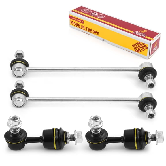 Metrix Premium Chassis Parts - 4 PC Front & Rear Sway Bar Stabilizer End Link Kit Fits 12-15 Hyundai Sonata, 10-13 Tucson, 12-17 Azera, 12-16 Kia Optima, 11-13 Sportage, K750524 K750603