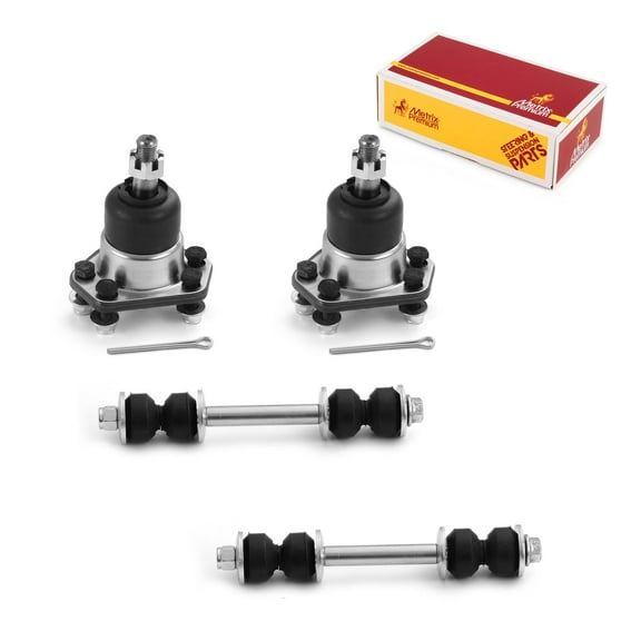 Metrix Premium Chassis Parts - 4 PC Front Sway Bar Stabilizer End Link & Front Upper Ball Joint Kit Fits 70-72 Buick GS, 64-72 Chevrolet Chevelle, 64-72 Oldsmobile F85, K8266, K5108