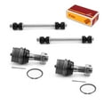 thumbnail image 1 of Metrix Premium Chassis Parts - 4 PC Front Sway Bar Stabilizer End Link & Front Upper Ball Joint Kit Fits 94-99 Dodge Ram 3500 RWD, 95-99 Dodge Ram 4000 (Mexico), K700542, K7275 K80026, 1 of 7