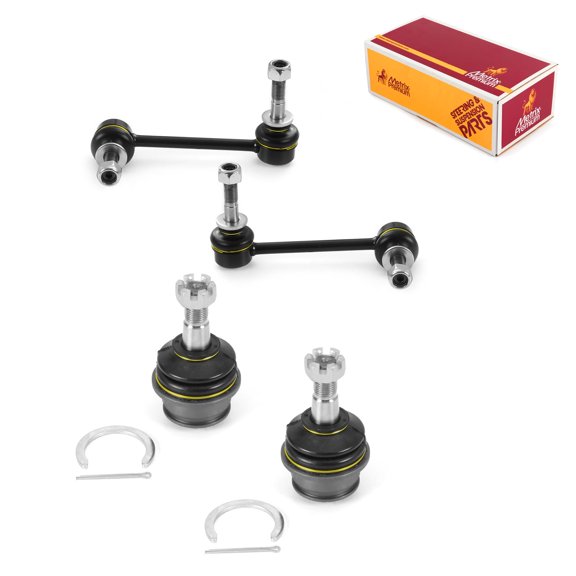 Metrix Premium Chassis Parts - 4 PC Front Sway Bar Stabilizer End Link & L/R Front Lower Ball Joint Kit Fits 03-09 Lexus GX470, 03-22 Toyota 4Runner, K90677, K90683, K500017