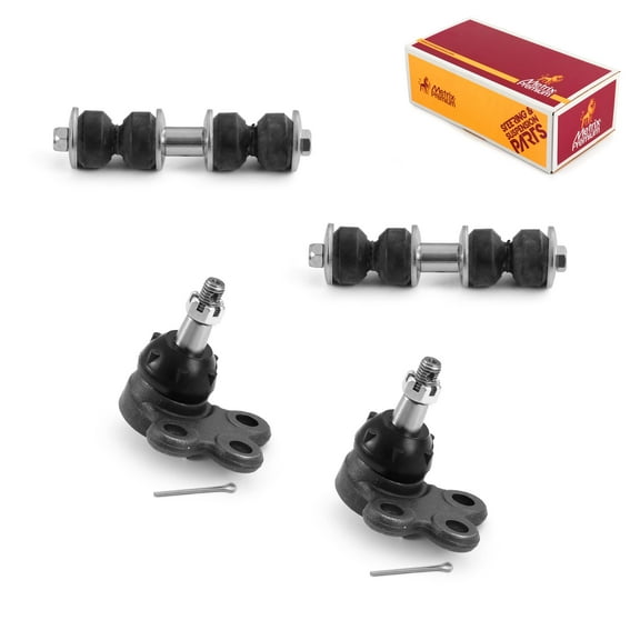 Metrix Premium Chassis Parts - 4 PC Front Sway Bar Stabilizer End Link & L/R Front Lower Ball Joint Kit Fits 05-09 Buick Allure, 00-13 Chevrolet Impala, 05-06 Saturn Relay K700527 K5331
