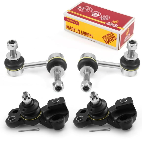 Metrix Premium Chassis Parts - 4 PC Front Sway Bar Stabilizer End Link & Lower Ball Joint Kit Fits 2007-2008 Lexus LS460, 2009-2017 LS460 AWD, 2008-2016 LS600h, K750172, K750171, K500374, K500375