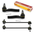 thumbnail image 1 of Metrix Premium Chassis Parts - 4 PC Front Sway Bar Stabilizer End Link & Outer Tie Rod End Kit Fits 01-05 Toyota RAV4,Replacement T3655,ES3654,K80296, 1 of 7