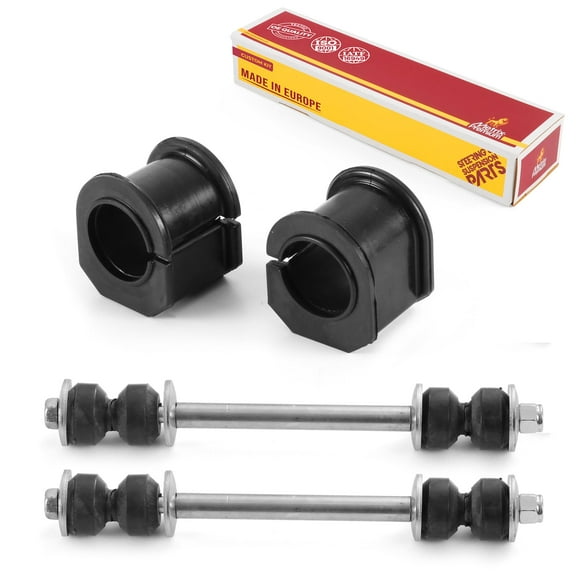 Metrix Premium Chassis Parts - 4 PC Front Sway Bar Stabilizer End Link & Stabilizer Bar Bushing Kit Fits 1979-1993 Ford Mustang, 1979-1896 Mercury Capri, Replacement K8265, K80095
