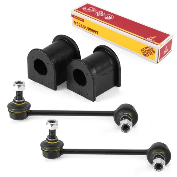 Metrix Premium Chassis Parts -4 PC Front Sway Bar Stabilizer End Link & Stabilizer Bar Bushing Kit Fits 03-08 Mazda 6