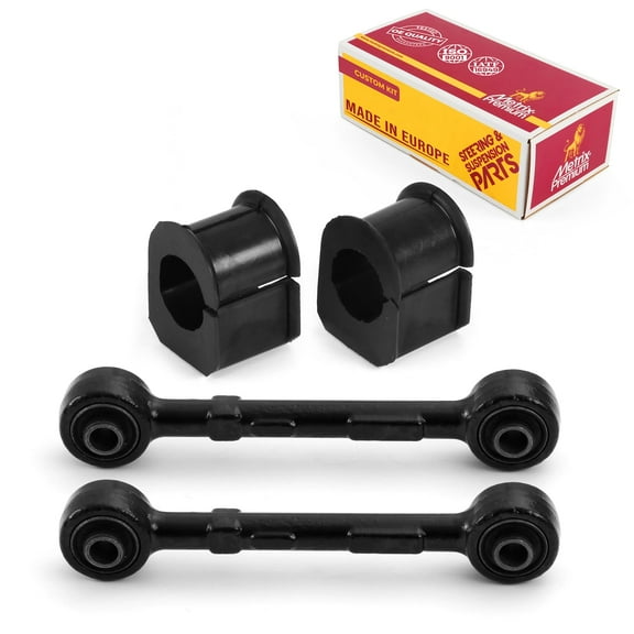Metrix Premium Chassis Parts - 4 PC Front Sway Bar Stabilizer End Link & Stabilizer Bar Bushing Kit Fits 2011-2016 Ford F-250 Super Duty RWD, 2011-2016 F-350, Replacement K80043 K200882