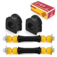 thumbnail image 1 of Metrix Premium Chassis Parts - 4 PC Front Sway Bar Stabilizer End Link & Stabilizer Bar Bushing Kit GDX Fits 07-20 Cadillac Escalade, 07-13 Chevrolet Avalanche, 07-20 GMC Yukon, K700538 K200222, 1 of 7