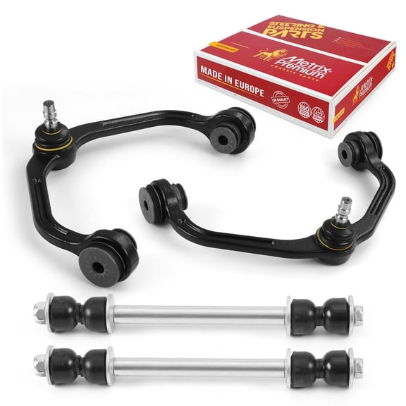 Metrix Premium Chassis Parts - 4 PC Front Sway Bar Stabilizer End Link & Upper Control Arm Kit Fits 98-11 Ford Ranger, 2003-2005 Mazda B3000, 1998-2001 B3000 RWD, K700542, RK80054