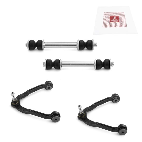 Metrix Premium Chassis Parts - 4 PC Front Upper Control Arm & Front Sway Bar Stabilizer End Link Kit Fits 02-06 Cadillac Escalade, 03-14 Chevrolet Express 1500, 99-06 GMC Sierra 1500, RK80942 K700537