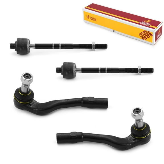 Metrix Premium Chassis Parts - 4 PC Inner & Outer Tie Rod End Kit Fits 02-07 Mercedes-Benz C230, 03-05 C240 RWD, 01-02 C240, 06-07 C280 RWD, 07-09 CLK63 AMG, EV80975, ES80687, ES80688