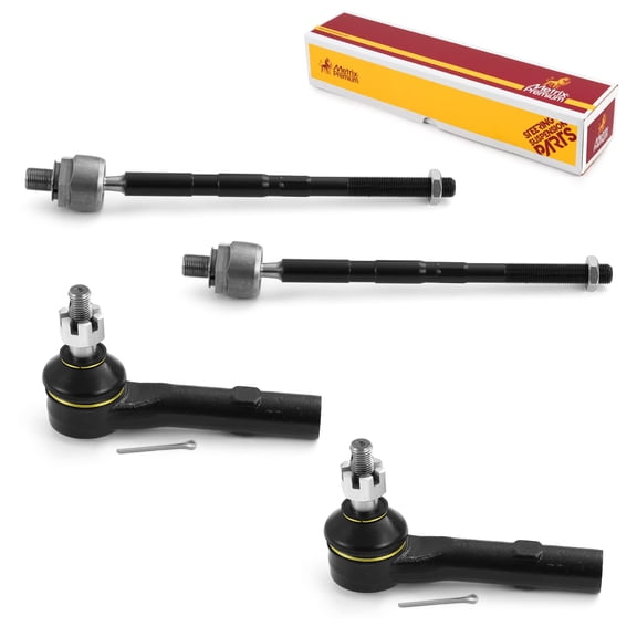 Metrix Premium Chassis Parts - 4 PC Inner & Outer Tie Rod End Kit Fits 07-16 GMC Acadia,09-17 Chevrolet Traverse, 08-17 Buick Enclave, 07-10 Saturn Outlook Replacement EV800572 ES800286