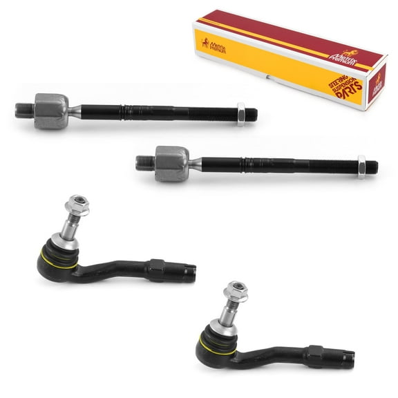 Metrix Premium Chassis Parts - 4 PC Inner & Outer Tie Rod End Kit Fits 08-10 BMW 528i, 08-10 535i, 06-10 550i, 06-10 650i, 06-10 M5, 06-10 M6, 04-07 525i, Replacement EV800266 ES800478
