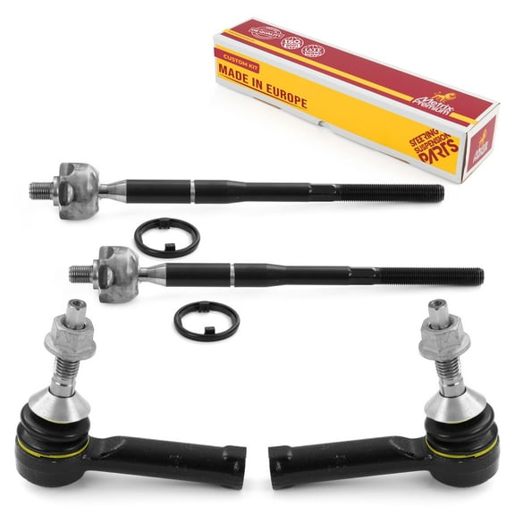Metrix Premium Chassis Parts - 4 PC Inner & Outer Tie Rod End Kit Fits 10-15 Ford Flex, 10-15 Taurus, 10-16 Lincoln MKS, 10-15 Lincoln MKT, Replacement EV800776, ES800222