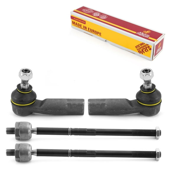 Metrix Premium Chassis Parts - 4 PC Inner & Outer Tie Rod End Kit Fits 15-16 Audi A3, 06-20 Seat Leon (Mexico), 09-17 Volkswagen CC, 07-16 Eos, 06-14 GTI, EV80665, ES80666, ES80667
