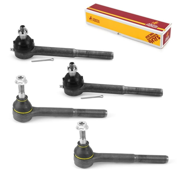 Metrix Premium Chassis Parts -4 PC Inner & Outer Tie Rod End Kit Fits 1990-2005 Chevrolet Astro AWD,90-05 GMC Safari AWD,Replacement ES2838RL,ES3254RL