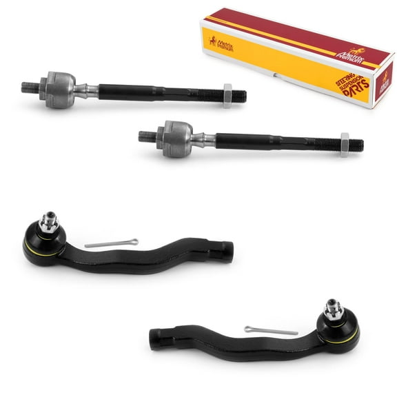 Metrix Premium Chassis Parts - 4 PC Inner & Outer Tie Rod End Kit Fits 1997-2001 Honda CR-V, Replacement EV414, ES3332R, ES3331R