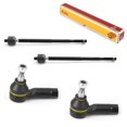 thumbnail image 1 of Metrix Premium Chassis Parts - 4 PC Inner & Outer Tie Rod End Kit Fits 06-12 Mitsubishi Eclipse,04-12 Mitsubishi Galant,Replacement EV800045,ES800219, 1 of 7