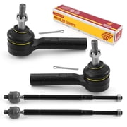 Metrix Premium Chassis Parts - 4 PC Inner & Outer Tie Rod End Kit Fits 2007-2012 Dodge Caliber, 2007-2017 Jeep Compass, 2007-2017 Jeep Patriot, Replacement EV80645, ES800408