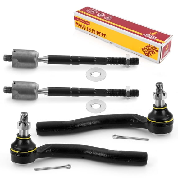 Metrix Premium Chassis Parts - 4 PC Inner & Outer Tie Rod End Kit Fits 2007-2012 Lexus ES350, 2007-2011 Toyota Camry, 2005-2012 Toyota Avalon, Replacement EV800085, ES80603, ES80602