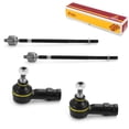 thumbnail image 1 of Metrix Premium Chassis Parts - 4 PC Inner & Outer Tie Rod End Kit Fits 2007 Ford Focus, 2006 Ford Focus, Replacement EV80632, ES80580, 1 of 7