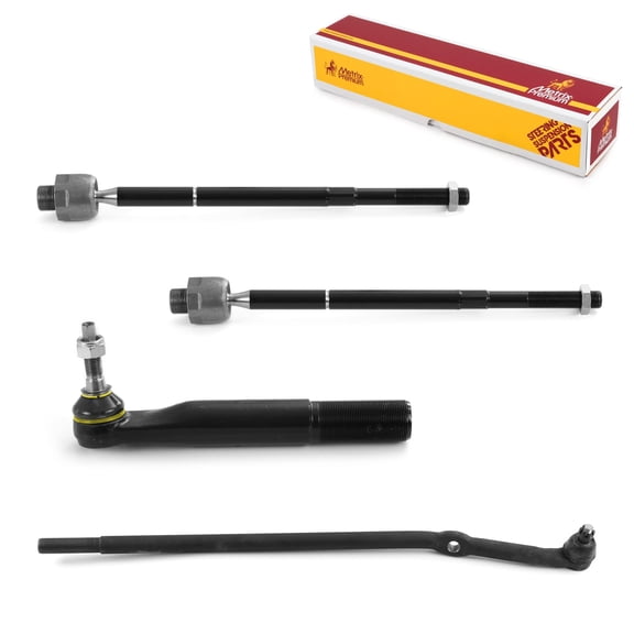 Metrix Premium Chassis Parts - 4 PC Inner & Outer Tie Rod End Kit Fits 2008 Dodge Ram 1500 4WD, Replacement EV800098, ES800532, DS1463