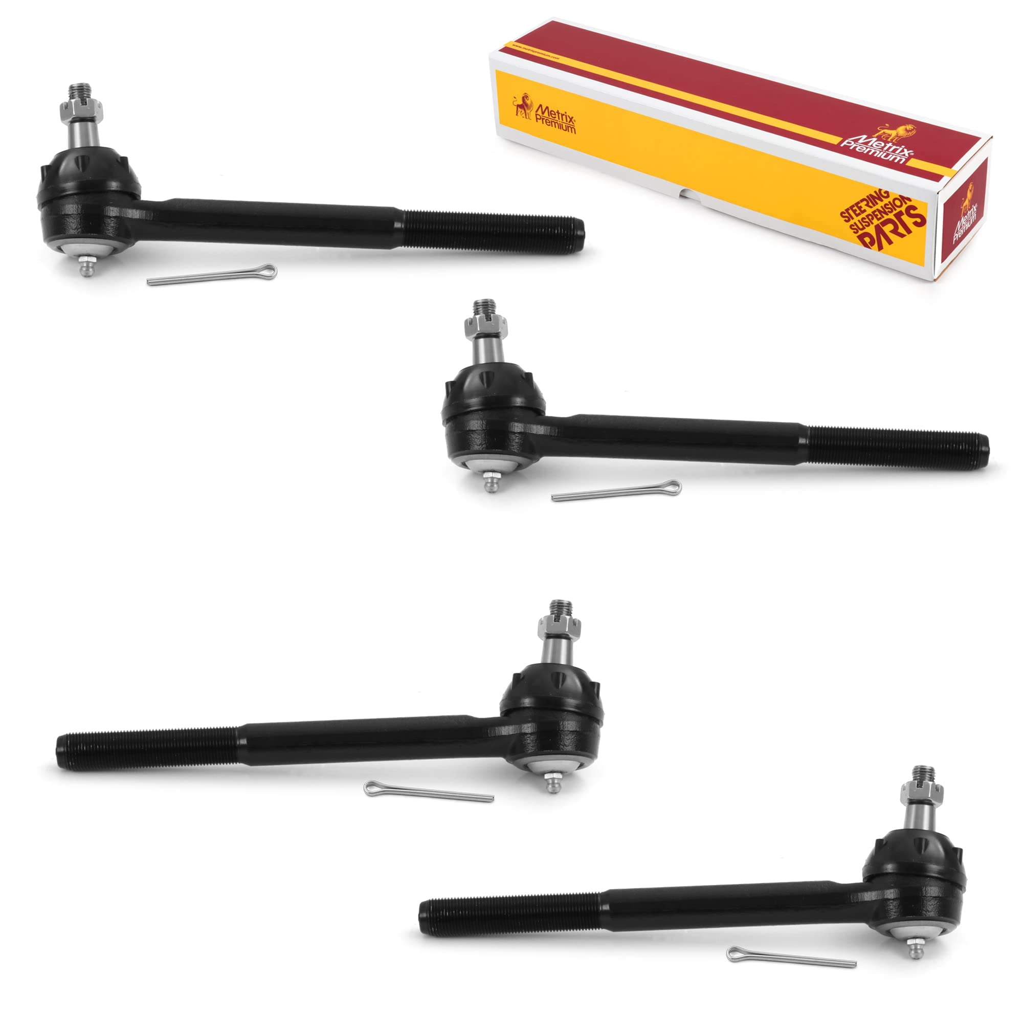 Metrix Premium Chassis Parts - 4 PC Inner & Outer Tie Rod End Kit Fits 71-72 Buick GS, 71-72 Skylark, 71-72 Chevrolet Chevelle, 71-72 Oldsmobile F85, 71-72 Pontiac GTO, ES406L, ES406R