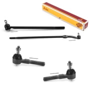 Metrix Premium Chassis Parts - 4 PC Inner & Outer Tie Rod End Kit Fits 80-85 Ford Bronco, 80-83 F-100, 80-85 F-150, 80-85 F-350 RWD, Replacement DS1017T, DS1018T, ES2078LT, ES2077RT