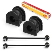Metrix Premium Chassis Parts - 4 PC L/R Front Sway Bar Stabilizer End Link & Front Stabilizer Bar Bushing Kit Fits 2005-2013 Honda Odyssey, Replacement K750304, K90554