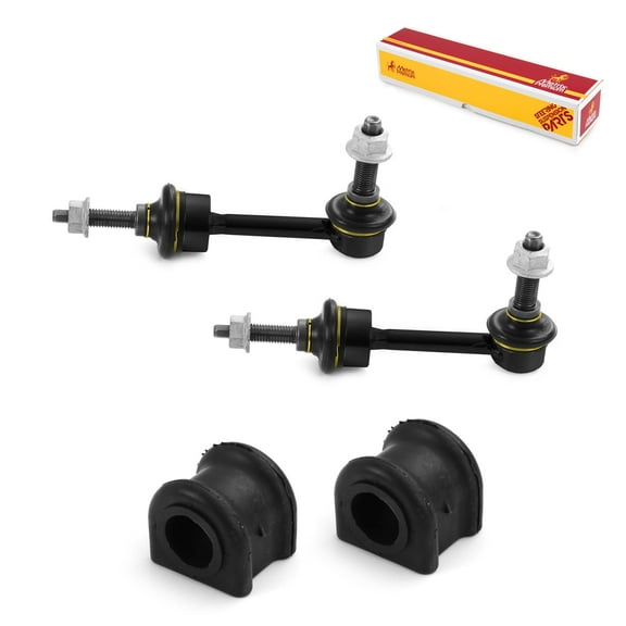 Metrix Premium Chassis Parts-4 PC L/R Front Sway Bar Stabilizer End Link & Front Stabilizer Bar Bushing Kit Fits 14-18 Ram 2500 4WD,Replacement K750889,K7466